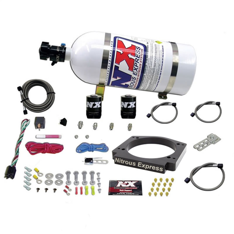 Nitrous Express GM LS 112mm Adapter Plate Kit (100-400HP) w/ 10LB Bottle, product view 1