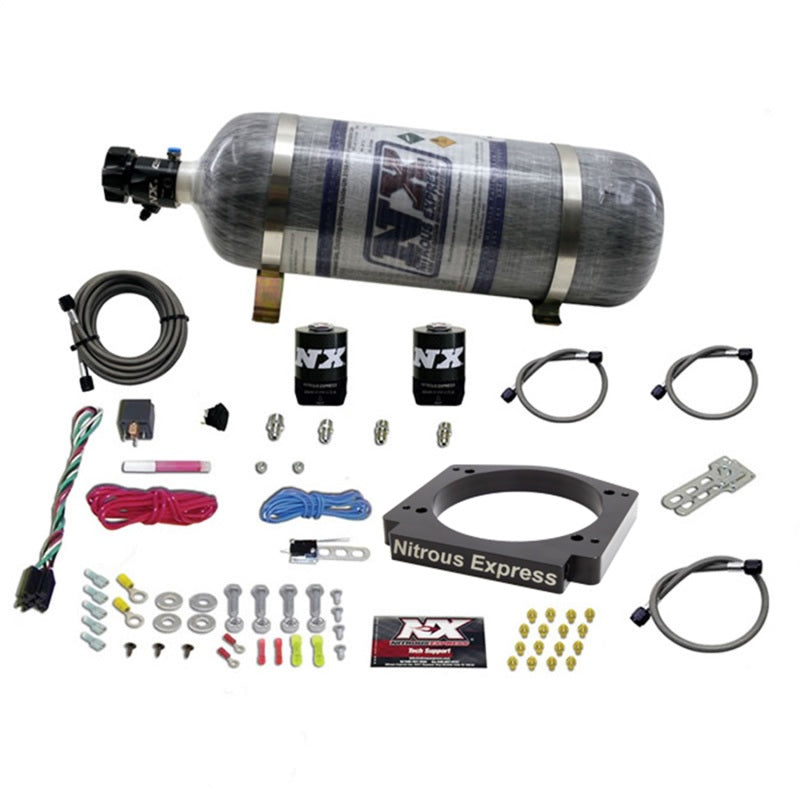 Nitrous Express GM LS 112mm Adapter Plate Kit (100-400HP) w/ 12LB Bottle, product view 1