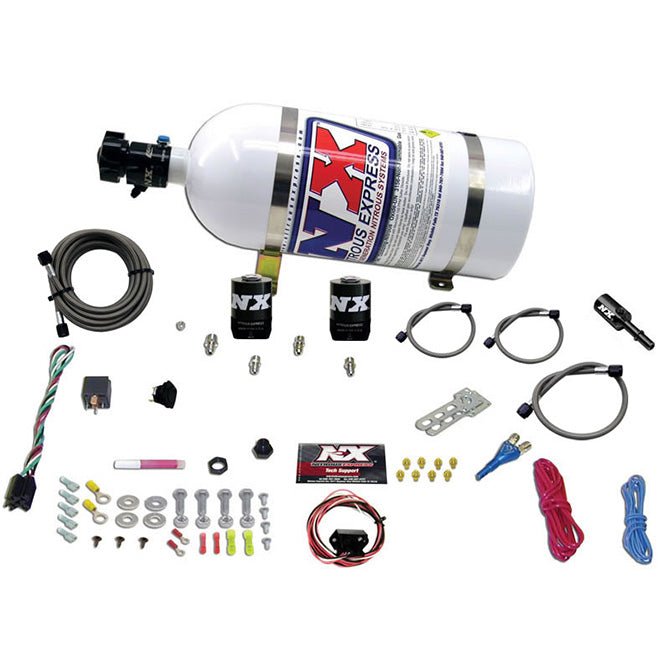 Nitrous Express Dodge Hemi/SRT8 Single Nozzle Fly By Wire Nitrous Kit (35-150HP) w/10lb Bottle, product view 5