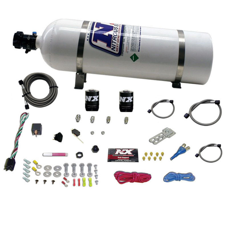 Nitrous Express All Dodge EFI Single Nozzle Nitrous Kit (35-150HP) w/15lb Bottle, product view 1