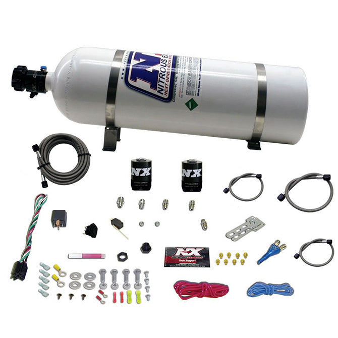 Nitrous Express All Ford EFI Single Nozzle Nitrous Kit (35-150HP) w/15lb Bottle, product view 5