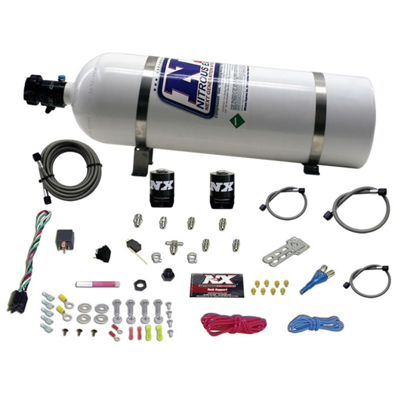 Nitrous Express All Sport Compact EFI Single Nozzle Nitrous Kit (35-50-75 HP) w/15lb Bottle, product view 1