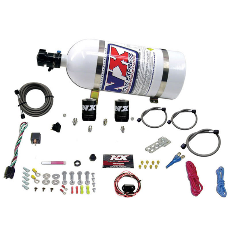 Nitrous Express 10-15 Chevrolet Camaro (5th Gen) Single Nozzle Nitrous Kit (35-150HP) w/10lb Bottle, product view 1