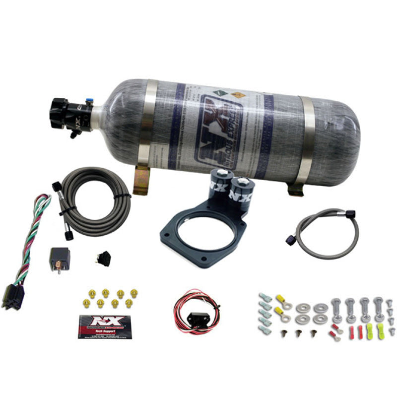 Nitrous Express 10-15 Chevrolet Camaro Nitrous Plate Kit (50-150HP) w/12lb Bottle, product view 1