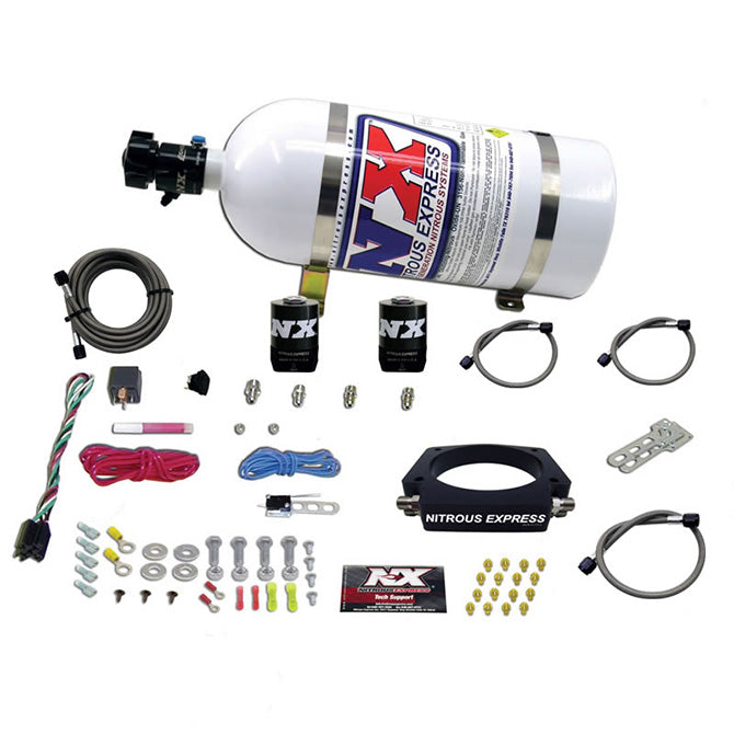 Nitrous Express GM LS 102mm Nitrous Plate Kit (50-400HP) w/10lb Bottle, product view 2