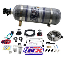 Load image into Gallery viewer, Nitrous Express LS Single Entry 90mm Plate Hardline System (50-400hp) w/12lb Bottle, product view 1