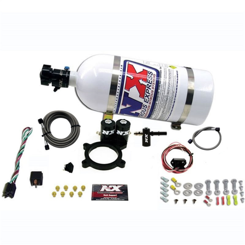 Nitrous Express 2014+ GM 5.3L Truck Nitrous Plate Kit (50-250HP) w/10lb Bottle, product view 1