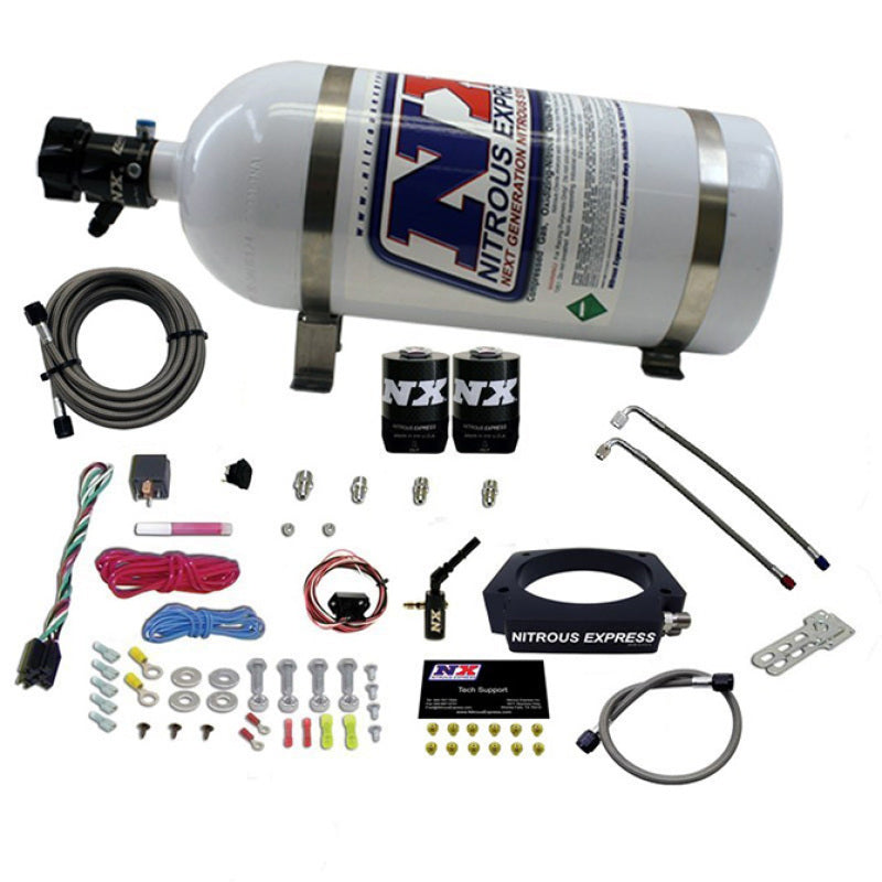 Nitrous Express 2014+ GM 6.2L Truck Nitrous Plate Kit (35-300HP) w/10lb Bottle, product view 1