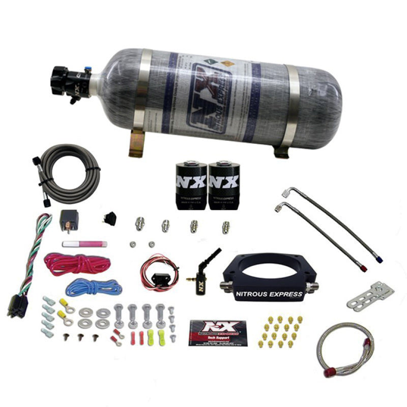 Nitrous Express 2014+ GM 6.2L Truck Nitrous Plate Kit (35-300HP) w/Composite Bottle, product view 1