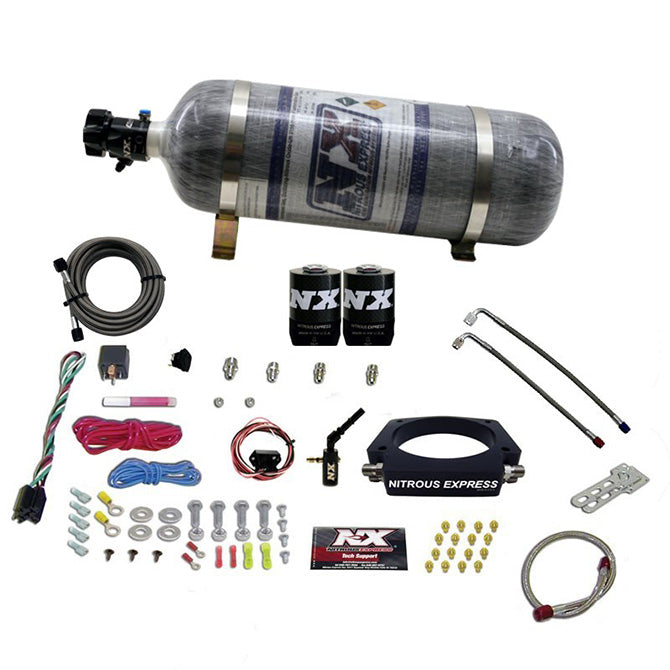 Nitrous Express 2014+ GM 6.2L Truck Nitrous Plate Kit (35-300HP) w/Composite Bottle, product view 5