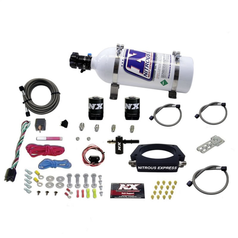 Nitrous Express 2014+ Chevrolet Corvette C7 Nitrous Plate Kit (50-300HP) w/5lb Bottle, product view 1
