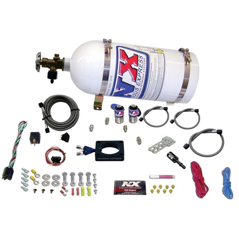 Nitrous Express 13-16 Dodge Dart 1.4L Turbo Nitrous Plate Kit (35-100HP) w/10lb Bottle, product view 1
