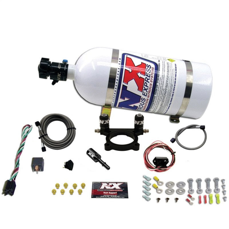 Nitrous Express 13-16 Dodge Dart 2.0L Nitrous Plate Kit (35-100HP) w/10lb Bottle, product view 3