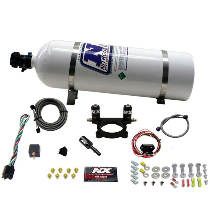 Nitrous Express 13-16 Dodge Dart 2.0L Nitrous Plate Kit (35-100HP) w/15lb Bottle, product view 1