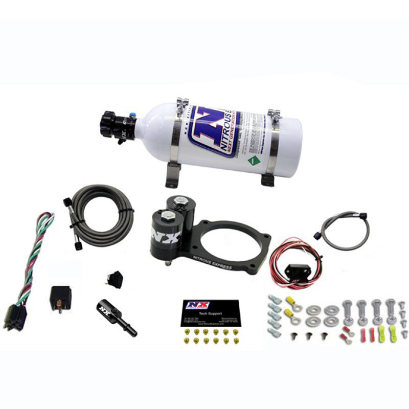 Nitrous Express Dodge Hellcat/Demon Nitrous Plate Kit w/5lb Bottle, product view 1