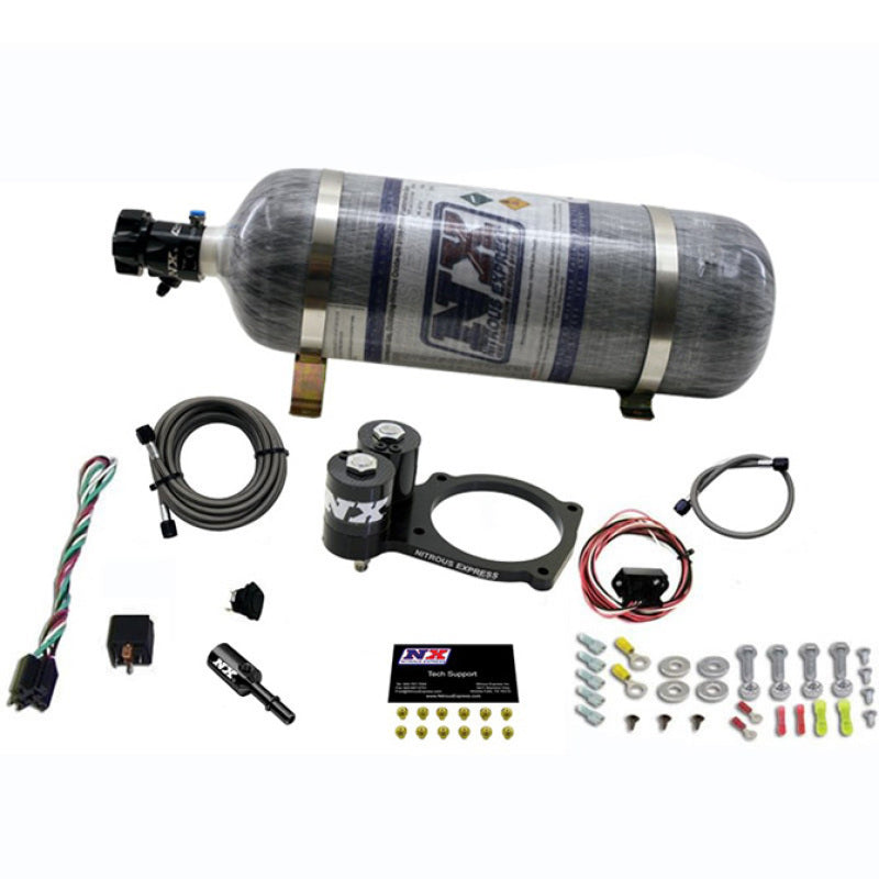 Nitrous Express Dodge Hellcat/Demon Nitrous Plate Kit w/12lb Bottle, product view 3