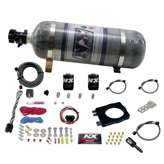 Nitrous Express Dodge Hemi Nitrous Plate Kit (50-400HP) w/12lb Composite Bottle, product view 5