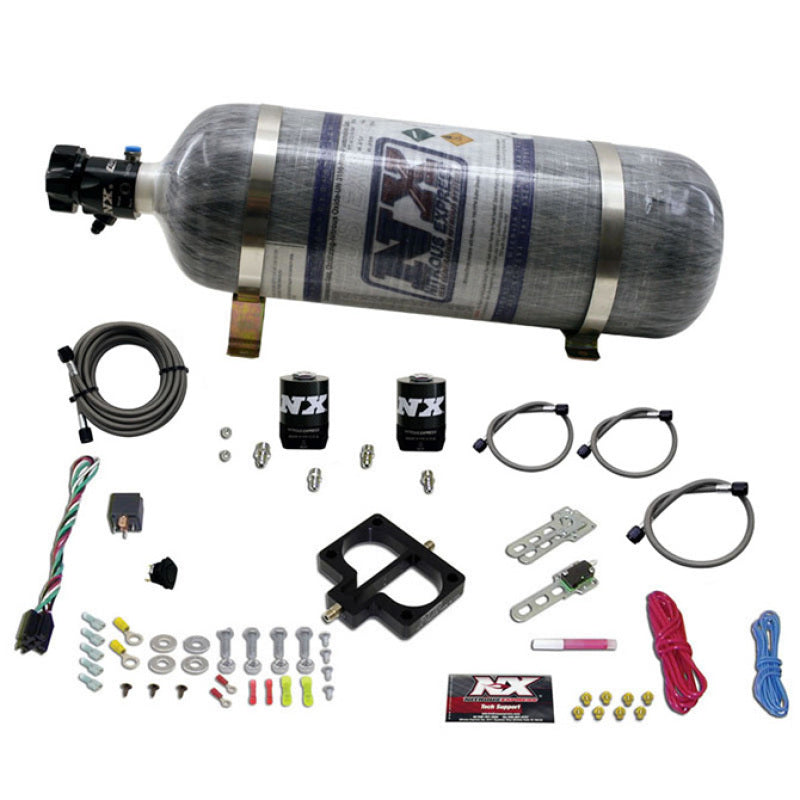 Nitrous Express Dodge TBI (Magnum) Nitrous Plate Kit (Magnum Engine) w/Composite Bottle, product view 1