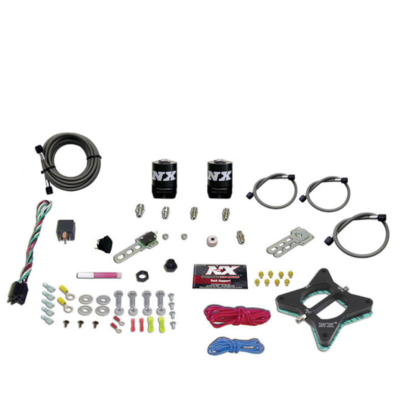 Nitrous Express 96-04 Ford Mustang 4.6L 2 Valve Nitrous Plate Kit (50-150HP) w/o Bottle, product view 2