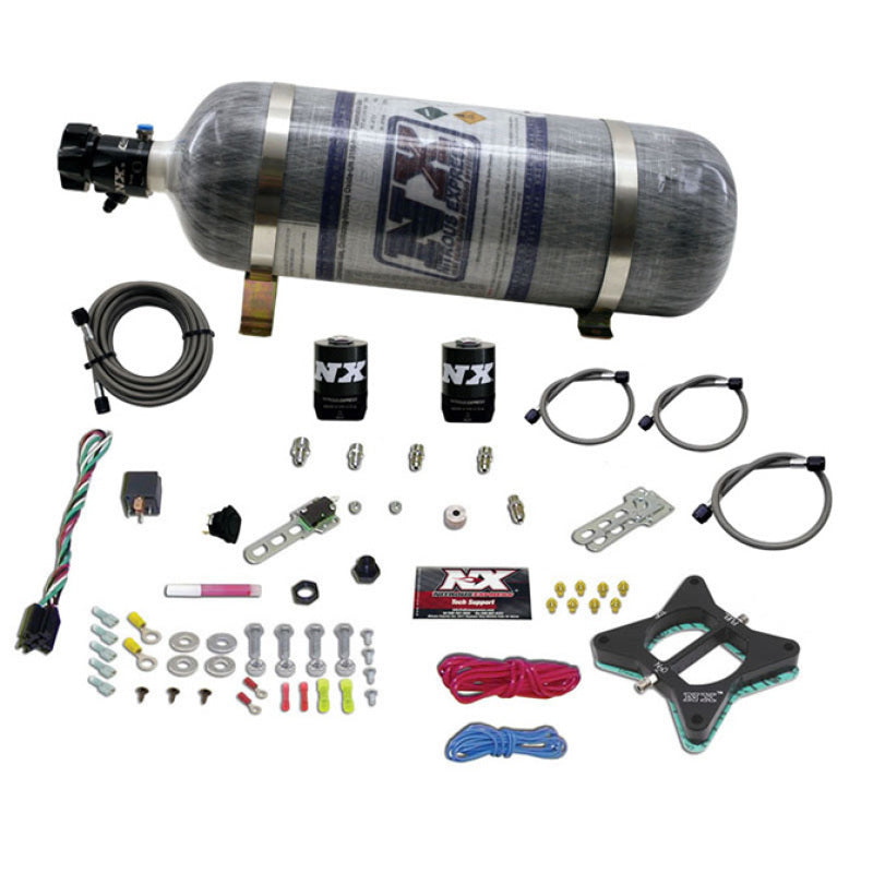 Nitrous Express 96-04 Ford Mustang 4.6L 2 Valve Nitrous Plate Kit w/Composite Bottle, product view 2
