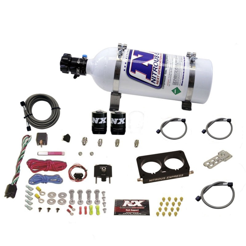 Nitrous Express 96-04 Ford Mustang Cobra 4 Valve (Stock TB) Nitrous Kit (50-300HP) w/5lb Bottle, product view 2