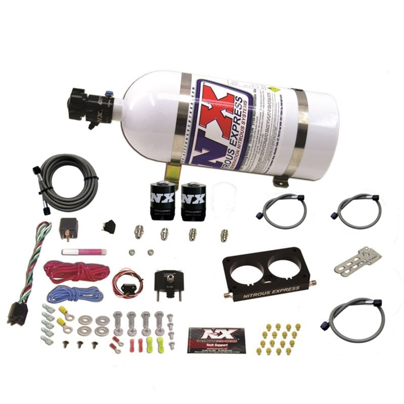 Nitrous Express 96-04 Ford Mustang Cobra 4 Valve (Stock TB) Nitrous Kit (50-300HP) w/10lb Bottle, product view 3