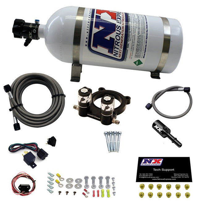 Nitrous Express Ford 2.3L Ecoboost Nitrous Plate Kit w/10lb Bottle, product view 3
