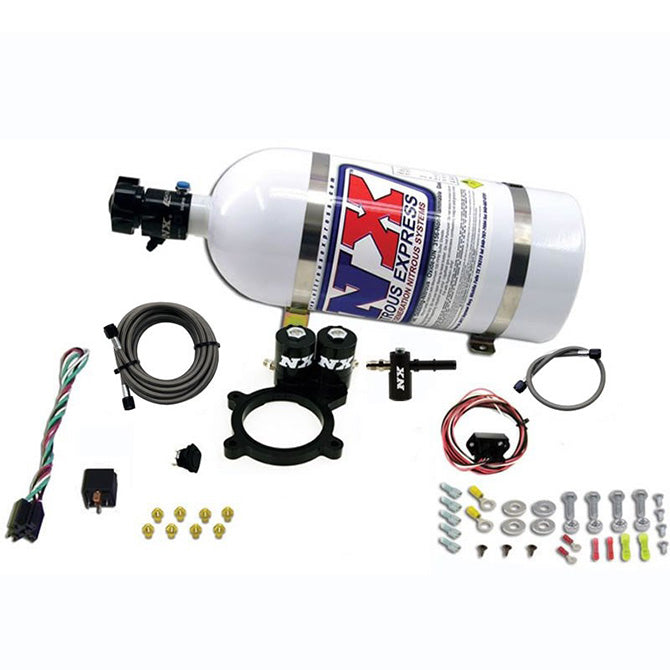 Nitrous Express 2021+ Ford F-150 5.0L Coyote Truck Nitrous Plate System 10lb Bottle, product view 3