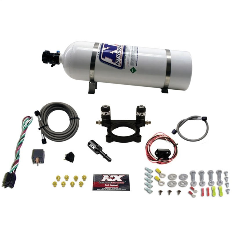 Nitrous Express 2013+ Subaru BRZ Nitrous Plate Kit (35-100HP) w/15lb Bottle, product view 2
