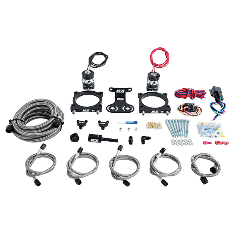 Nitrous Express 2024+ Ford Mustang 5.0L Dual Throttle Body Plate System w/o Bottle, product view 1