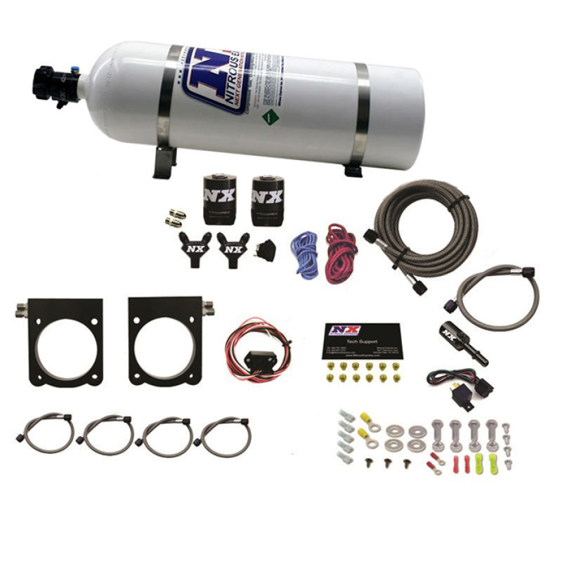 Nitrous Express 13-17 Dodge Viper (Gen-V) Nitrous Plate Kit (50-400HP) w/15lb Bottle, product view 1