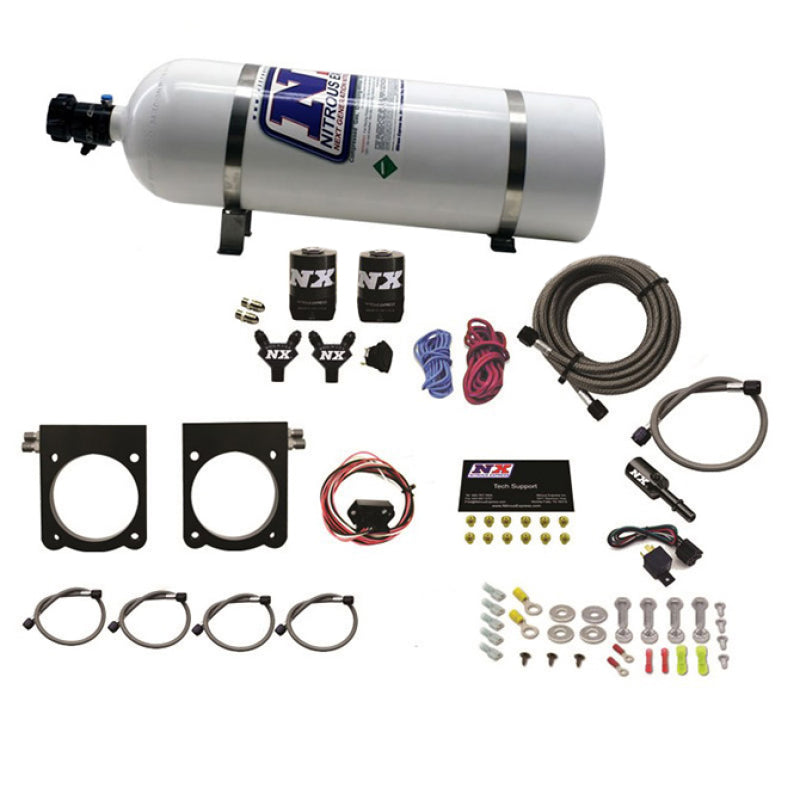 Nitrous Express 13-17 Dodge Viper (Gen-V) Nitrous Plate Kit (50-400HP) w/15lb Bottle, product view 2