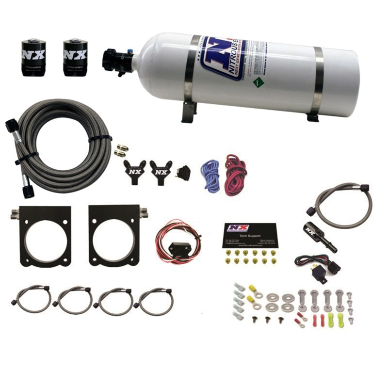 Nitrous Express 13-17 Dodge Viper (Gen-V) Nitrous Plate Kit (50-400HP) w/15lb Bottle, product view 3