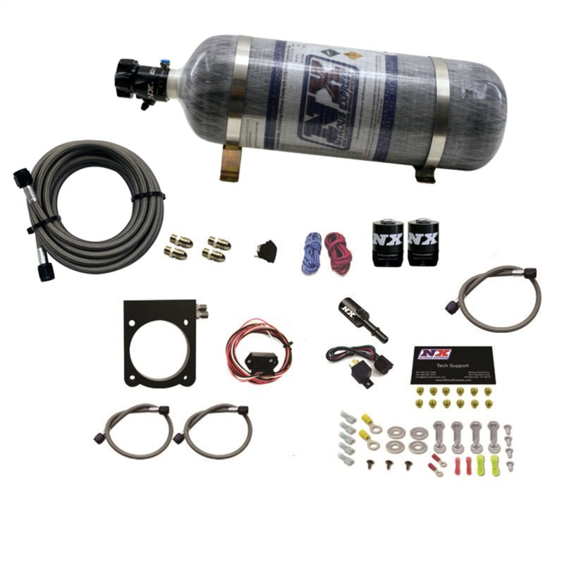 Nitrous Express Dodge 3.6L V6 Nitrous Plate Kit (50-200HP) w/12lb Bottle, product view 3