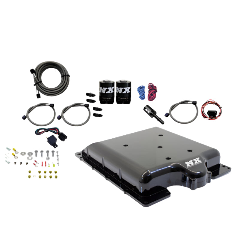 Nitrous Express Dodge Hellcat/Demon Supercharger Lid Nitrous Kit (100-400HP) w/o Bottle, product view 1
