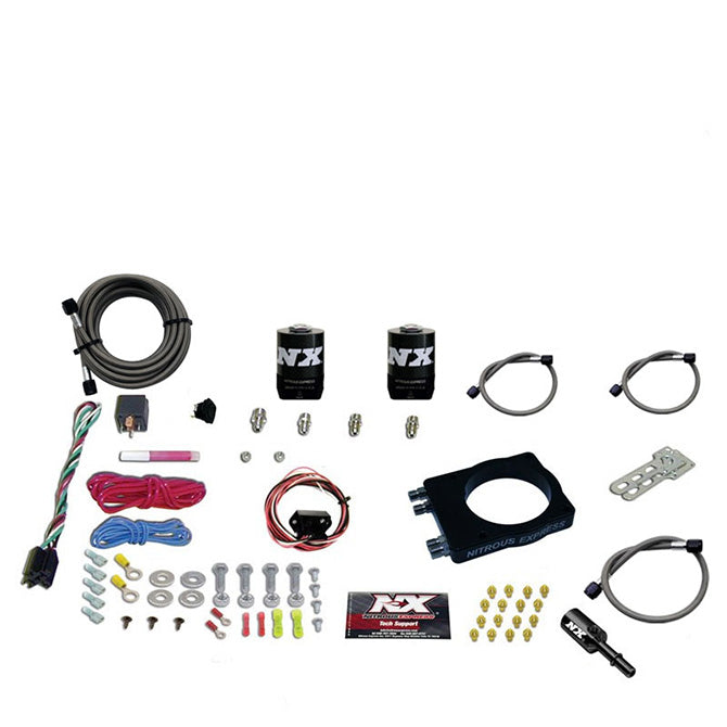 Nitrous Express 90mm Hemi Plate System (50-400hp) w/5lb Bottle, product view 2