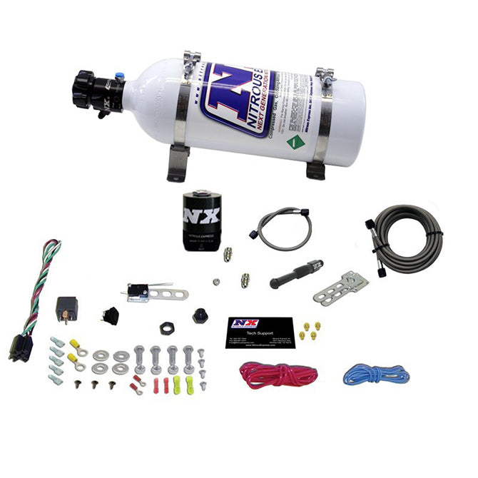 Nitrous Express Dry EFI Single Nozzle Nitrous Kit (35-150HP) w/5lb Bottle, product view 3