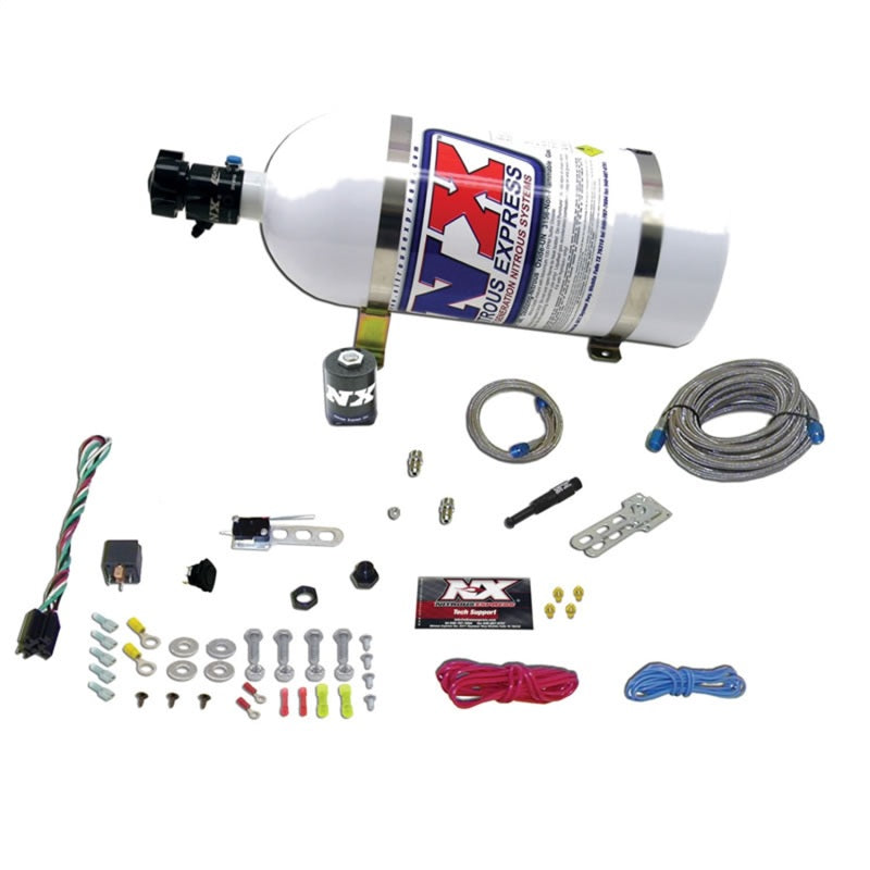 Nitrous Express Dry EFI Single Nozzle Nitrous Kit (35-150HP) w/Composite Bottle, product view 1