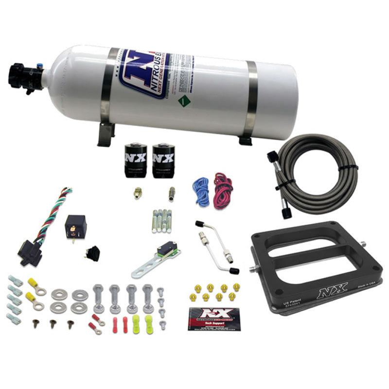 Nitrous Express Dominator/Gasoline Nitrous Kit (50-300HP) w/15lb Bottle, product view 1