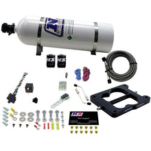 Load image into Gallery viewer, Nitrous Express Q-Jet/Holley Spread Bore Nitrous Kit (50-300HP) w/15lb Bottle, product view 2