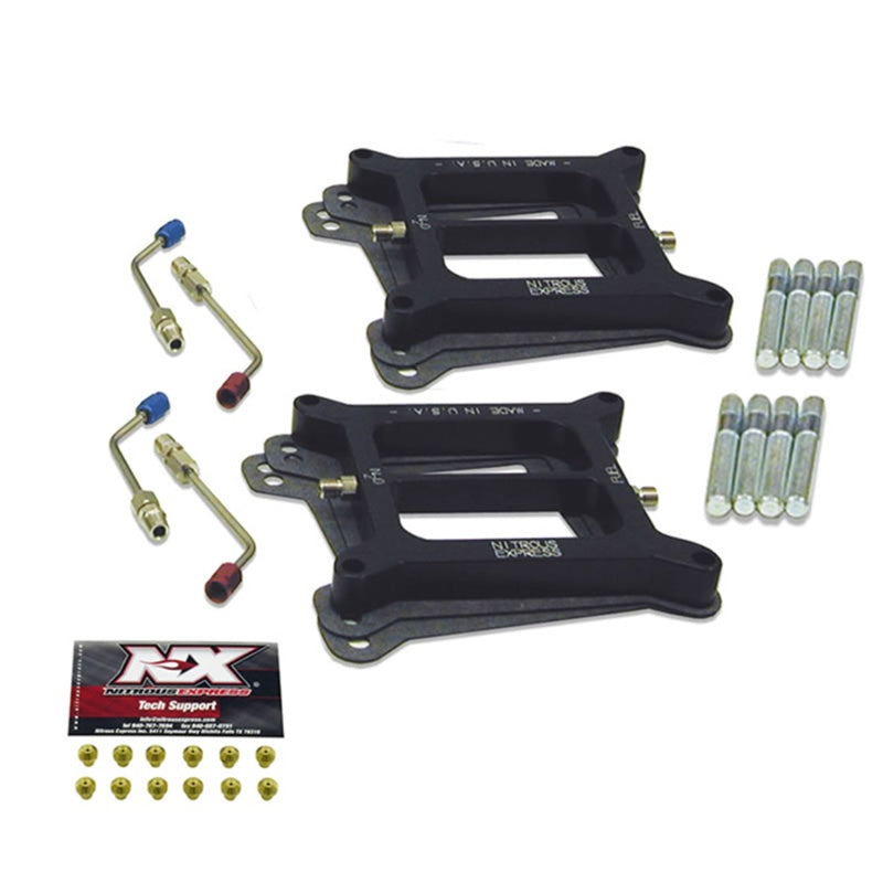 Nitrous Express Dual 4150 Stage Six Nitrous Plate Conversion, product view 3