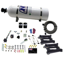 Load image into Gallery viewer, Nitrous Express Dual/4150/Gasoline Nitrous Kit (50-300HP) w/15lb Bottle, product view 2