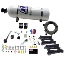 Load image into Gallery viewer, Nitrous Express Dual/4150/Gasoline Nitrous Kit (50-300HP) w/15lb Bottle, product view 3