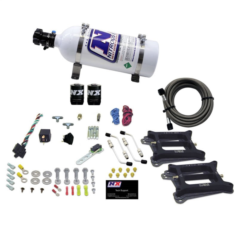 Nitrous Express Dual/4150/Alcohol Nitrous Kit (50-300HP) w/5lb Bottle, product view 3