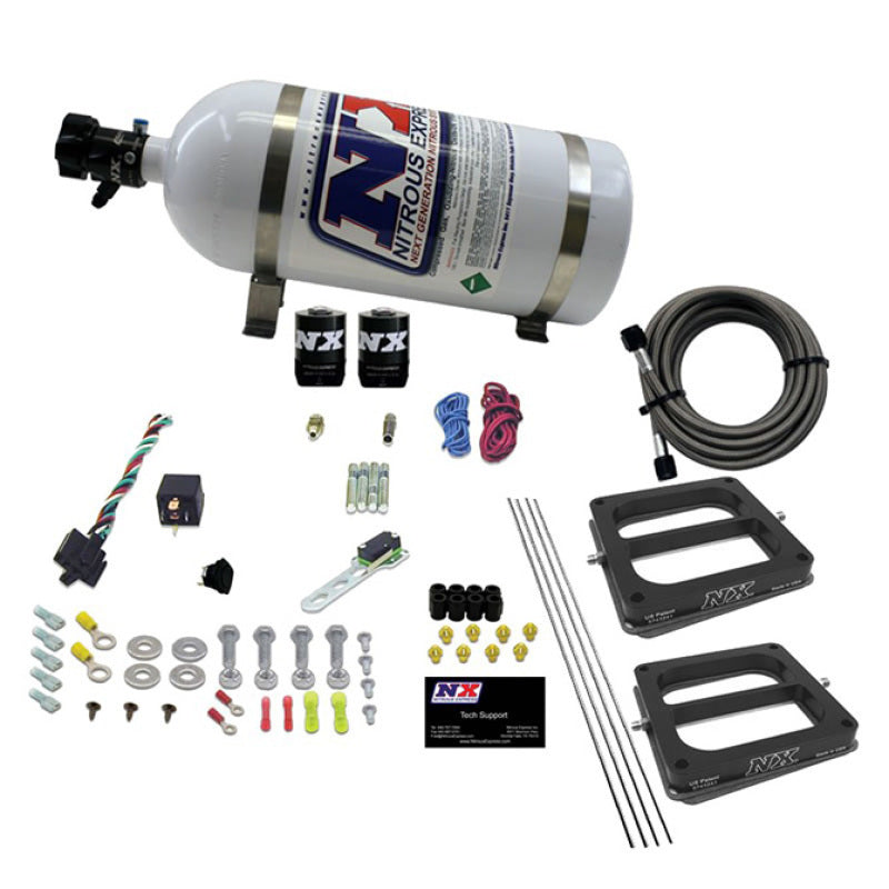 Nitrous Express Dual/Dominator/Alcohol Nitrous Kit (50-300HP) w/10lb Bottle, product view 1