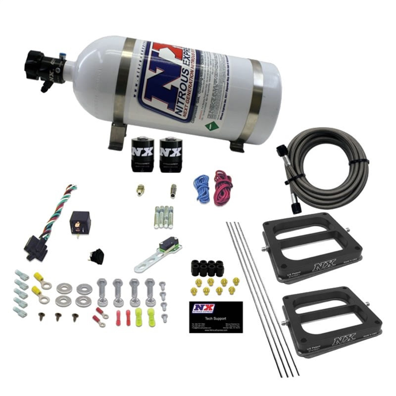 Nitrous Express Dual/Dominator/Alcohol Nitrous Kit (50-300HP) w/10lb Bottle, product view 2