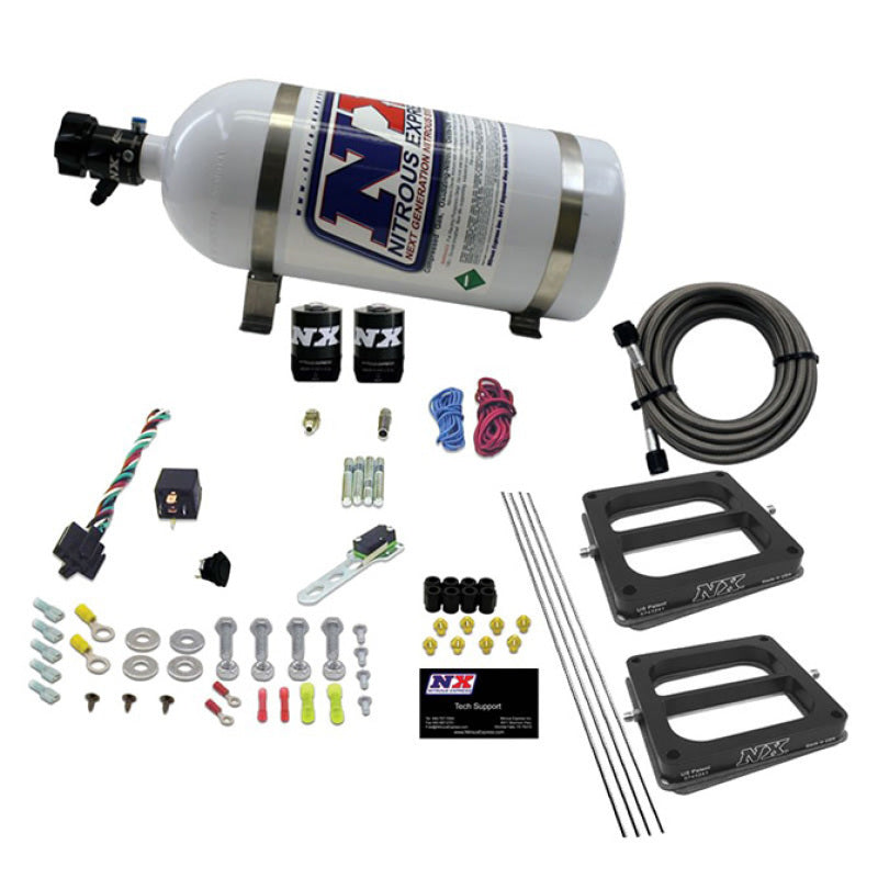 Nitrous Express Dual/Dominator/Alcohol Nitrous Kit (50-300HP) w/10lb Bottle, product view 3