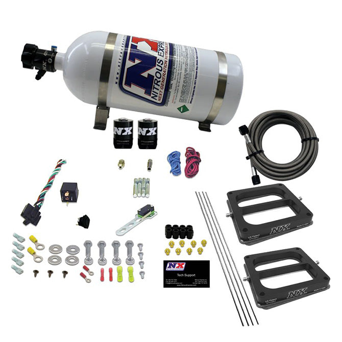 Nitrous Express Dual/Dominator/Alcohol Nitrous Kit (50-300HP) w/10lb Bottle, product view 4