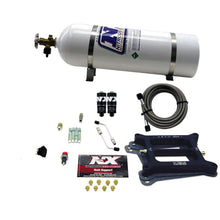 Load image into Gallery viewer, Nitrous Express 4150 Hitman 4-BBL Nitrous Kit (100-200HP) w/15lb Bottle, product view 1