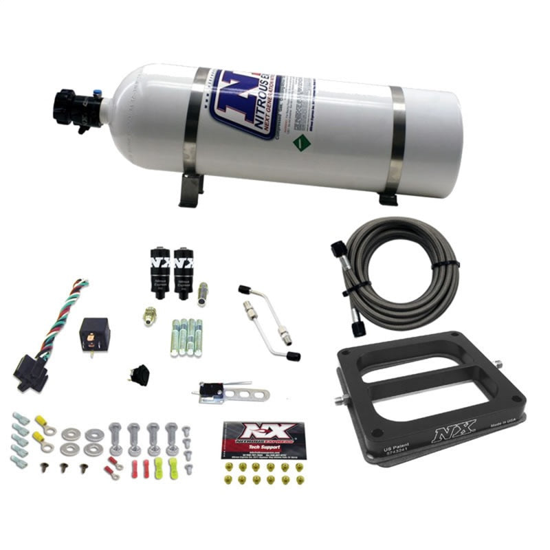 Nitrous Express Dominator Hitman Plus Nitrous Kit (50-200HP) w/15lb Bottle, product view 1